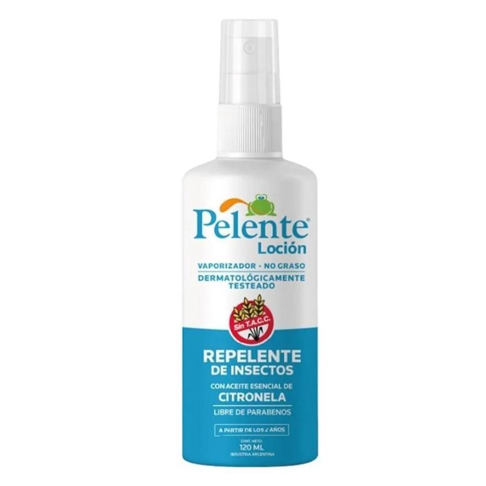 Repelente Pelente Loción Vaporizador C/Aceite Esencial De Citronela 120 ml