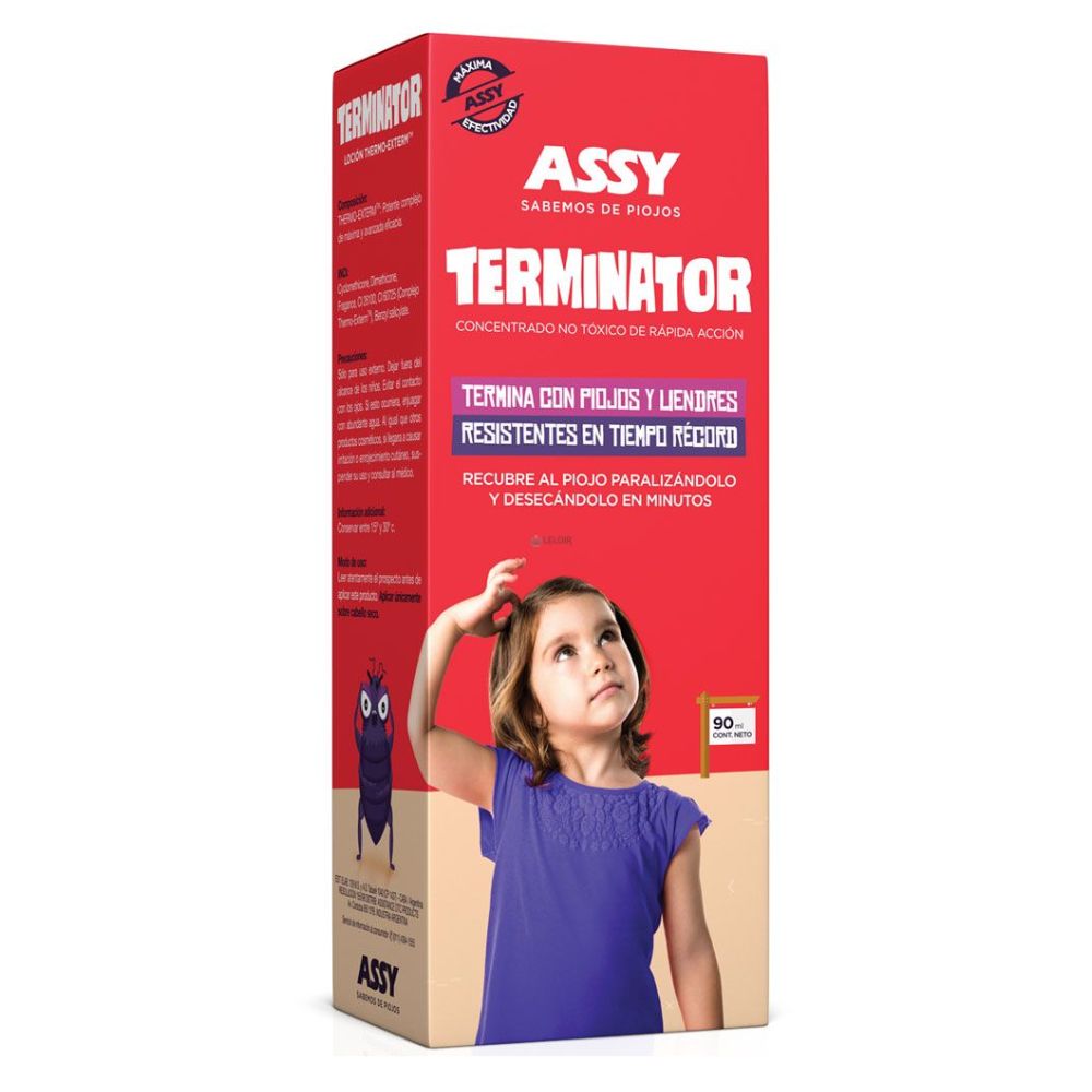 Pediculicida Assy Terminator Loción Thermo-Exterm 90 ml
