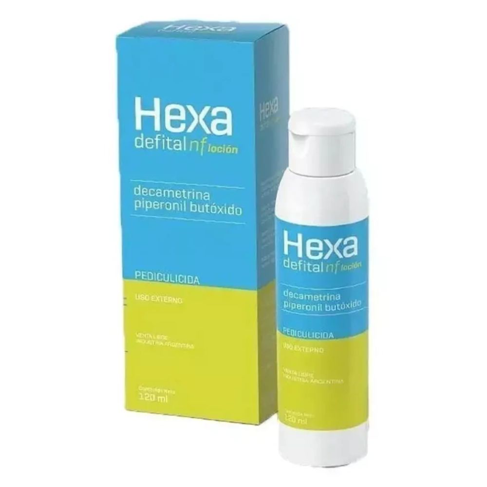 Pediculicida Hexa Defital Nf Piojo Y Liendres 120 ml