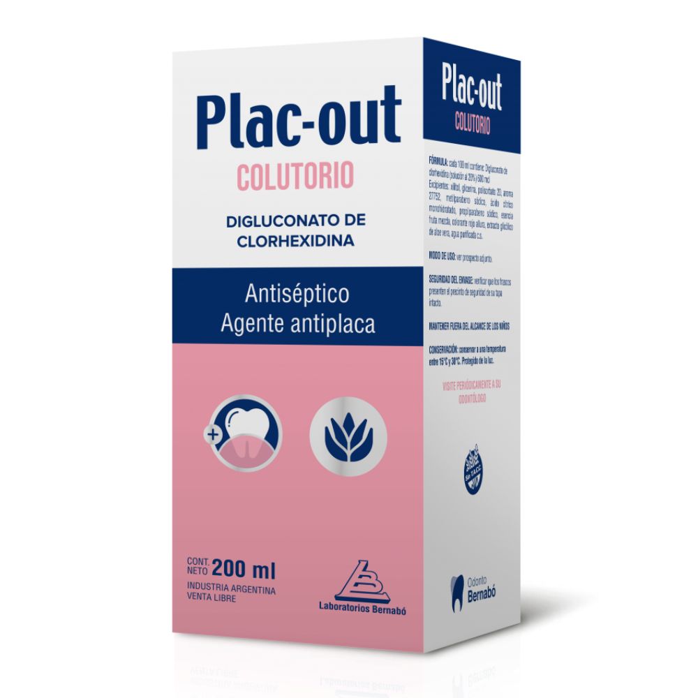 Colutorio Plac Out Antiséptico Bucal 200 ml