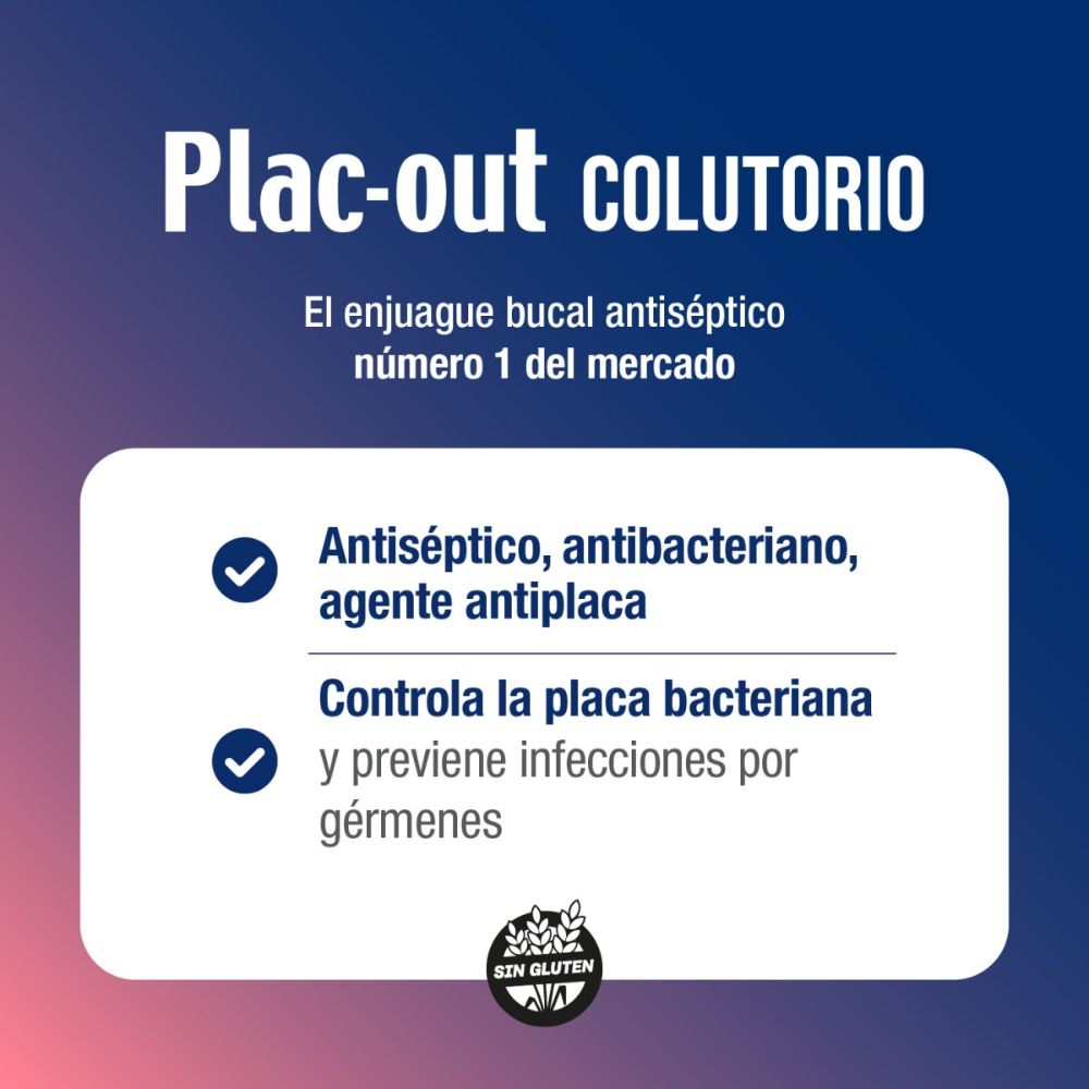 Colutorio Plac Out Antiséptico Bucal 200 ml - Imagen 2