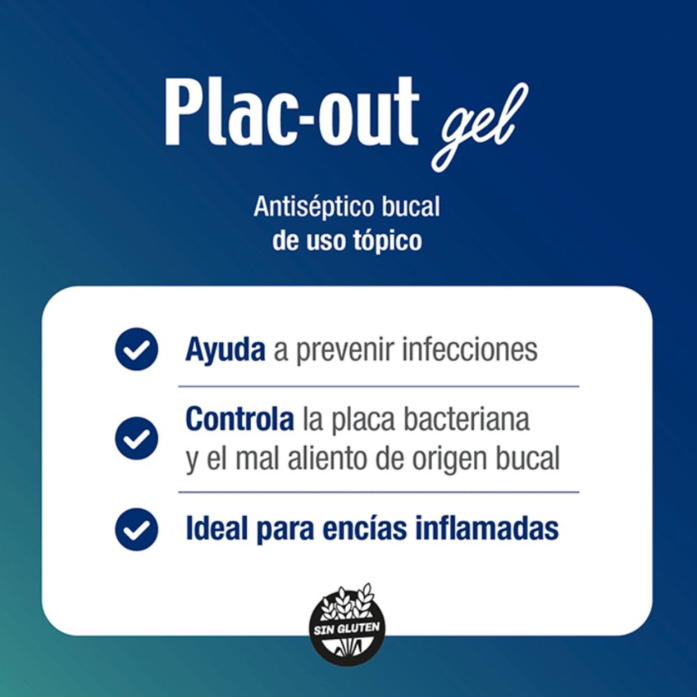 Gel Antiséptico Plac Out Bucal 60 g - Imagen 2