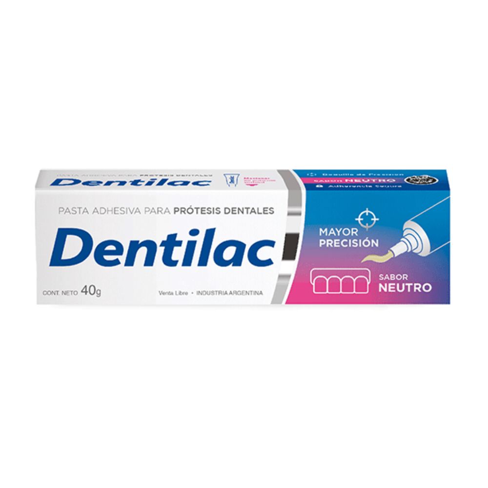 Crema Adhesiva Dentilac Para Prótesis Dentales Neutro 40 g