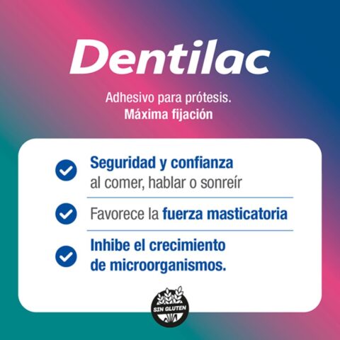 Alternative view of Crema Adhesiva Dentilac Para Prótesis Dentales Sabor Menta 40 g