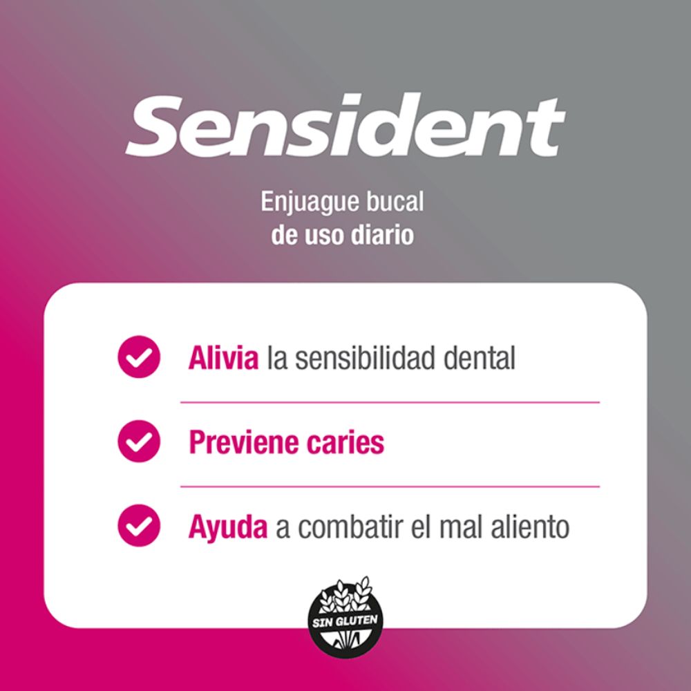 Enjuague Bucal Sensident Colutorio Sensibilidad 500 ml - Imagen 2