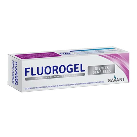 Pasta Dental Fluorogel Gel Dientes Sensibles Sabor Menta 60 g