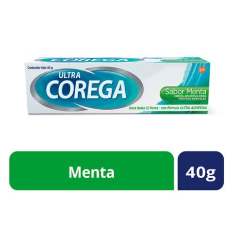 Alternative view of Crema Adhesiva Corega Ultra Para Prótesis Dentales Sabor Menta 40 g