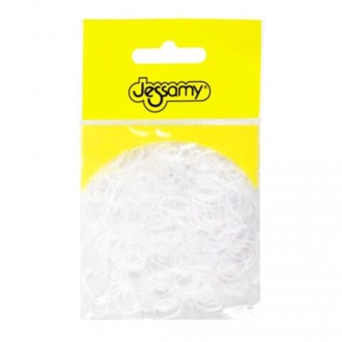 Bandas P/Trenzas Jessamy Transparentes 250 u