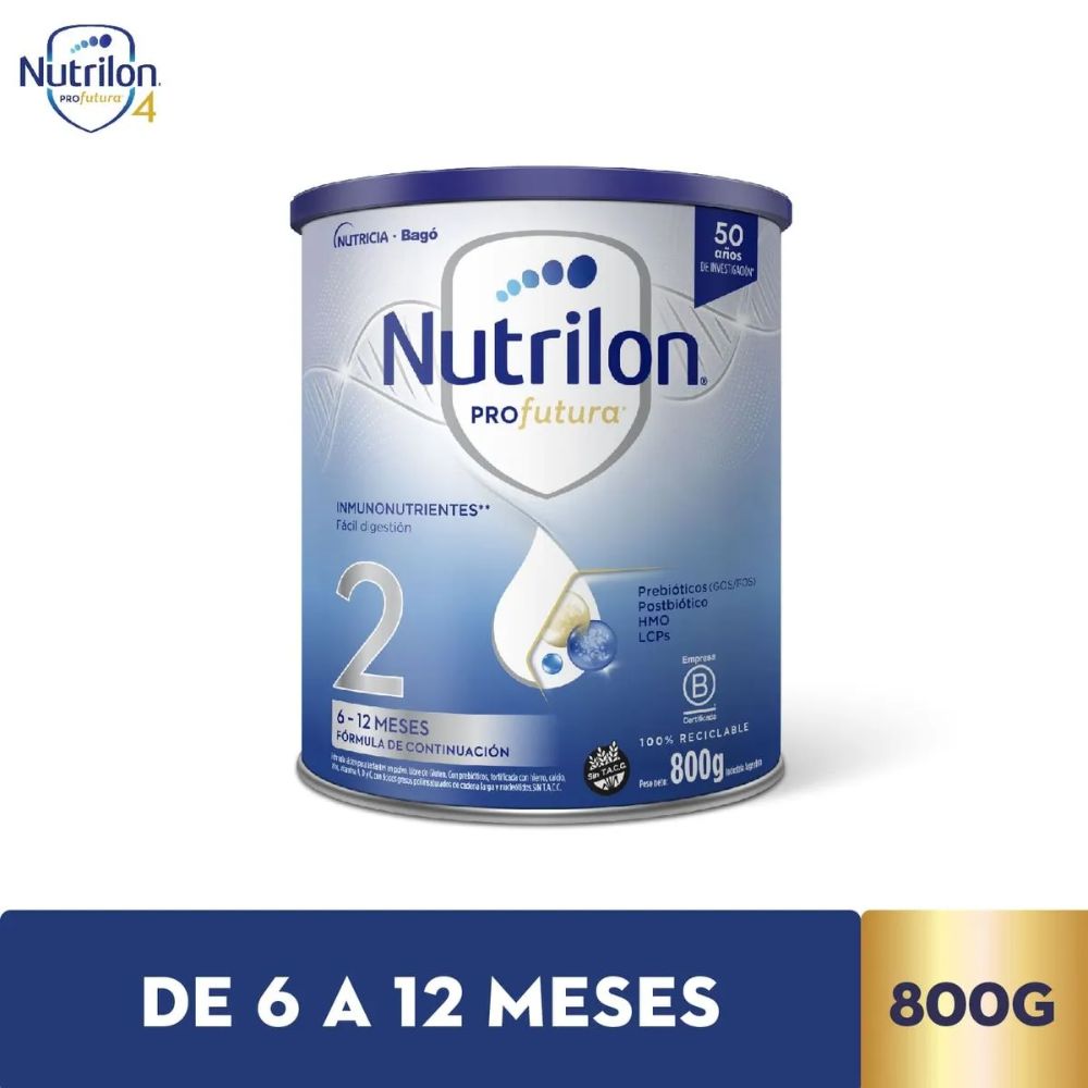 Leche Infantil Nutrilon Profutura 2 Lata 800 g - Imagen 2