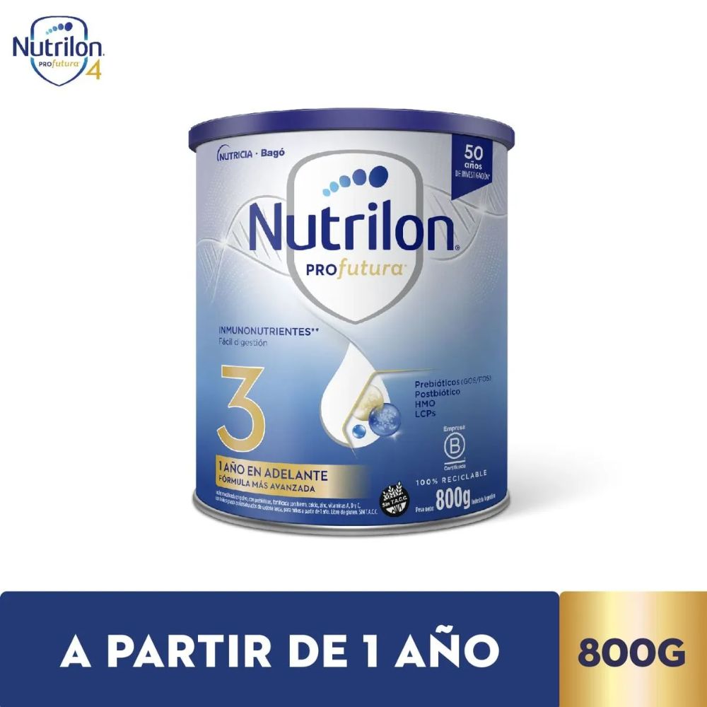 Leche Infantil Nutrilon Profutura 3 Lata 800 g - Imagen 2