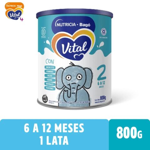 Alternative view of Leche Infantil Nutricia Bagó Vital 2 Lata 800 g