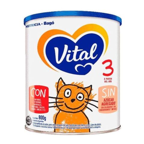 Leche Infantil Nutricia Bagó Vital 3 Lata 800 g