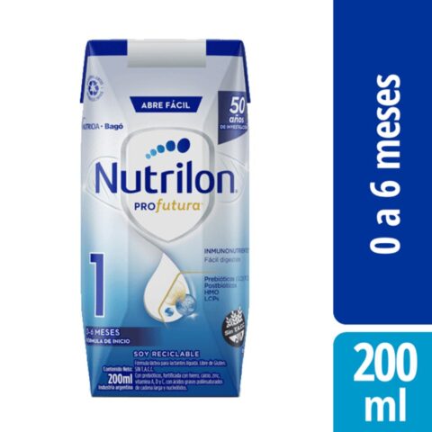 Alternative view of Leche Infantil Nutrilon Profutura 1 Brick 200 ml
