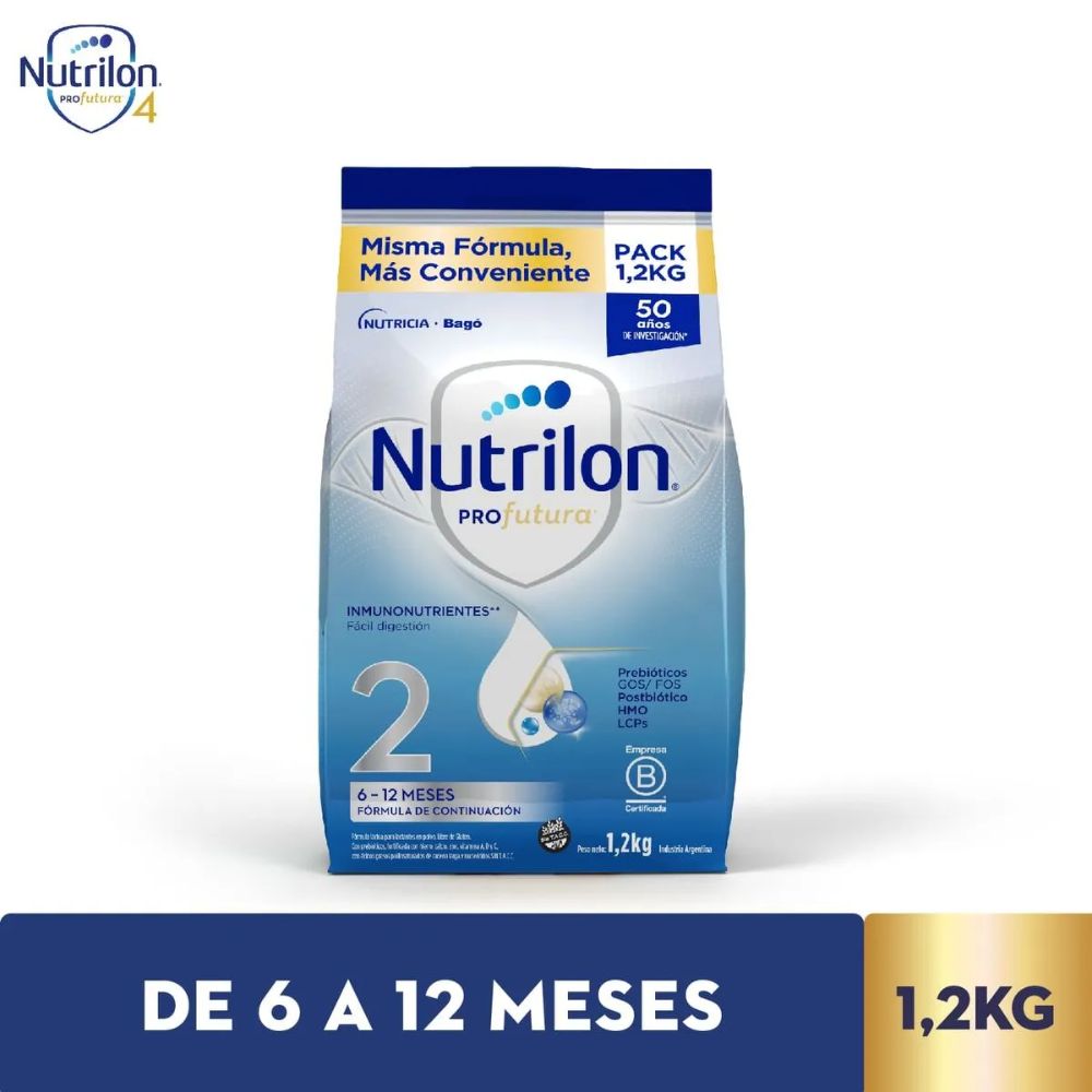 Leche Infantil Nutrilon Profutura 2 Formula 1.2 kg - Imagen 2