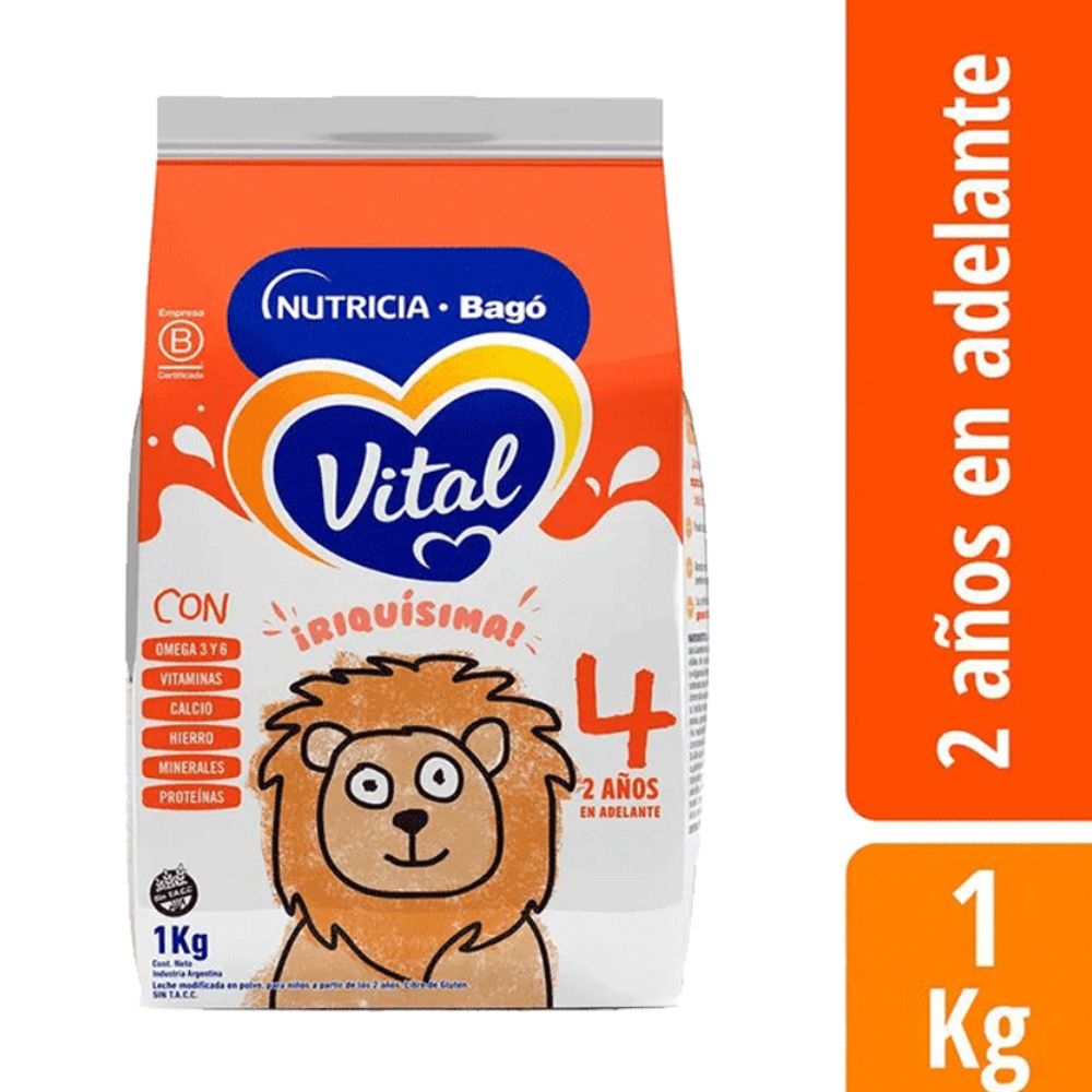 Leche Infantil Nutricia Bagó Vital 4 1000 g - Imagen 2