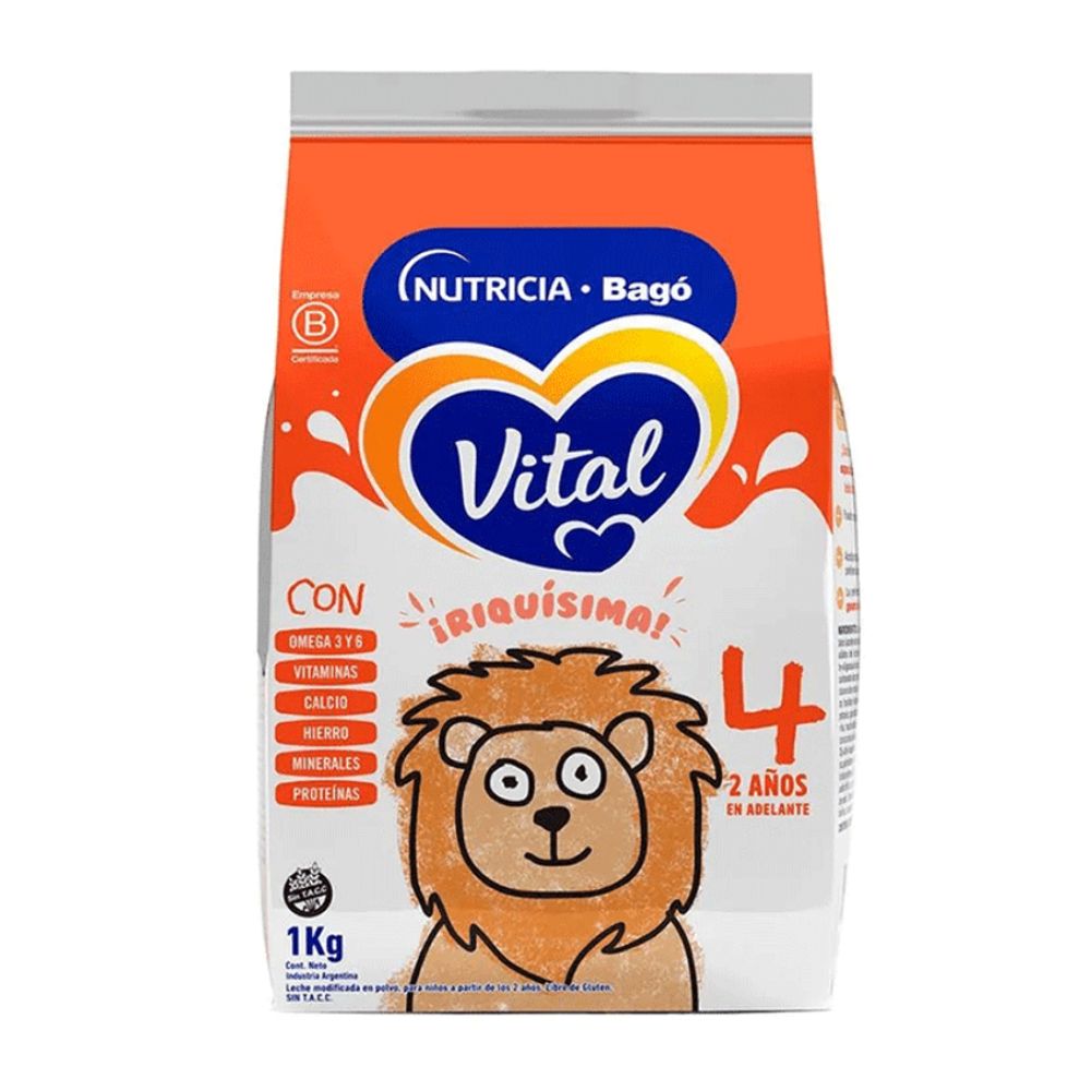 Leche Infantil Nutricia Bagó Vital 4 1000 g