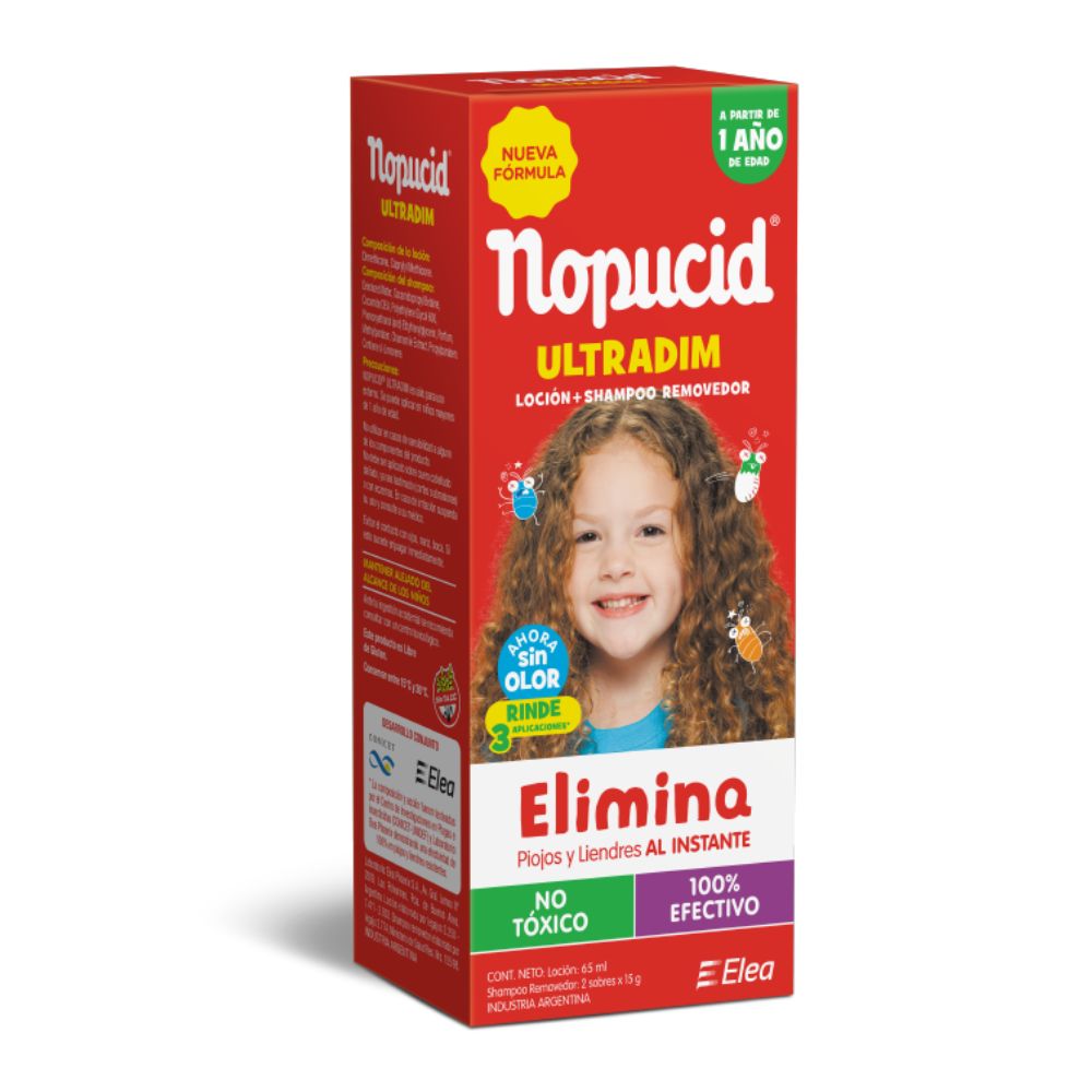 Pediculicida Nopucid Uso Diario Elimina Piojos 60 ml