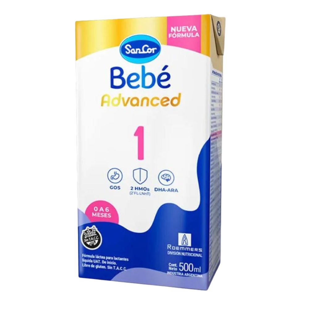Leche Infantil SanCor Bebé 1 Advanced Brick 500 ml
