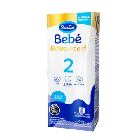 Leche Infantil SanCor Bebé 2 Advanced Brick 200 ml