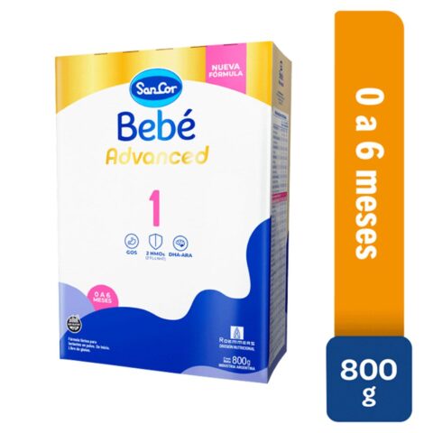 Alternative view of Leche Infantil SanCor Bebé 1 Advanced Estuche 800 g