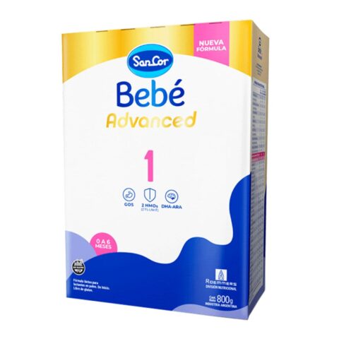 Leche Infantil SanCor Bebé 1 Advanced Estuche 800 g
