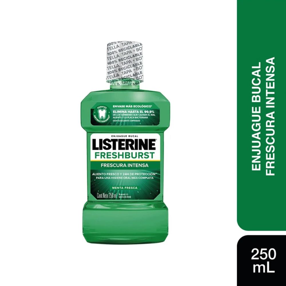 Enjuague Bucal Listerine Freshburst Frescura Intensa 250 ml - Imagen 2
