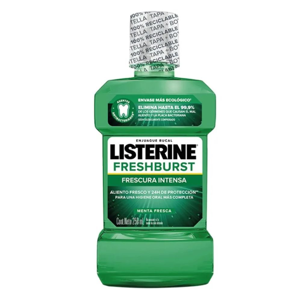 Enjuague Bucal Listerine Freshburst Frescura Intensa 250 ml