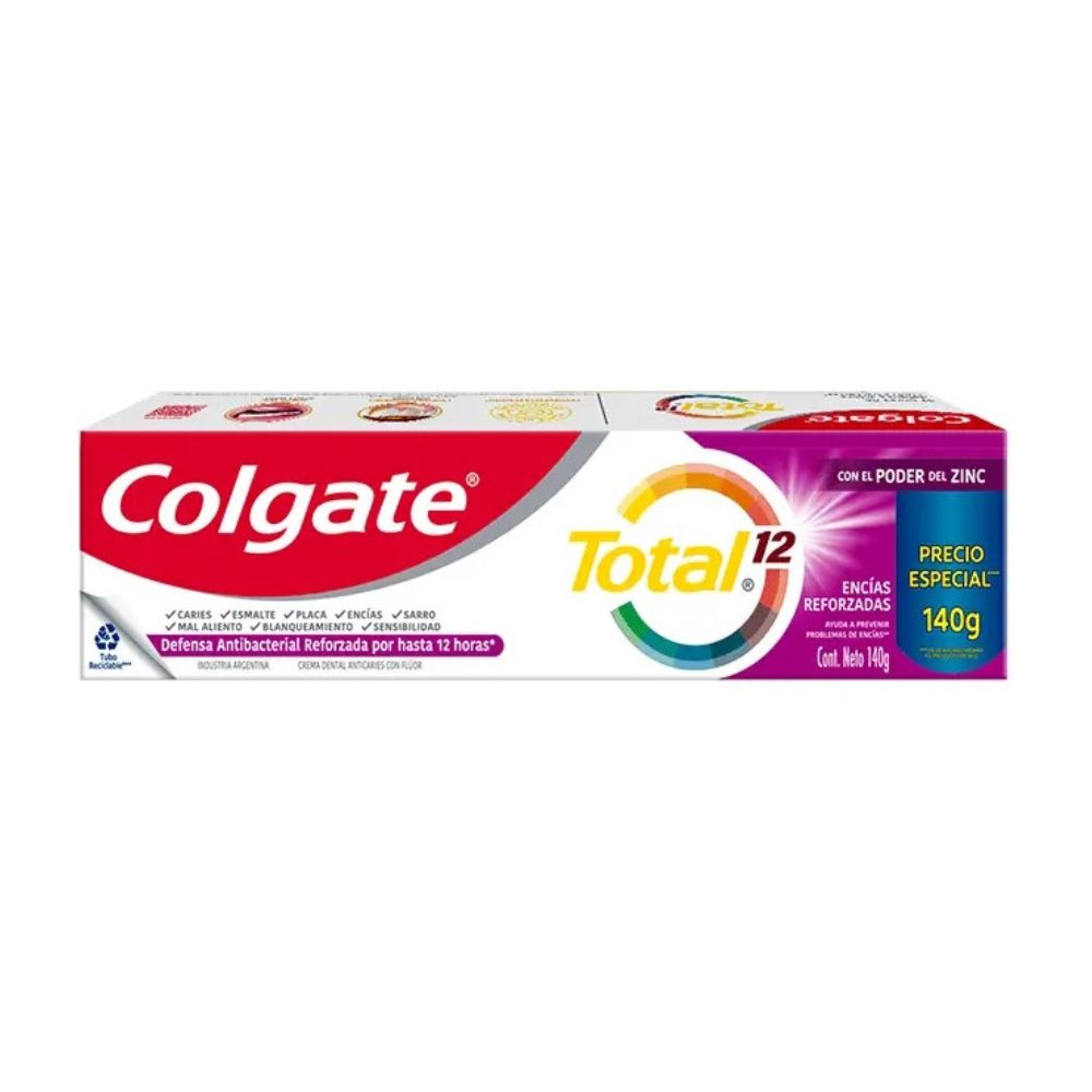 Pasta Dental Colgate Total 12 Encías Reforzadas 140 g