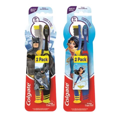 Cepillo De Dientes Colgate Smiles Batman Wonder Woman 2 u