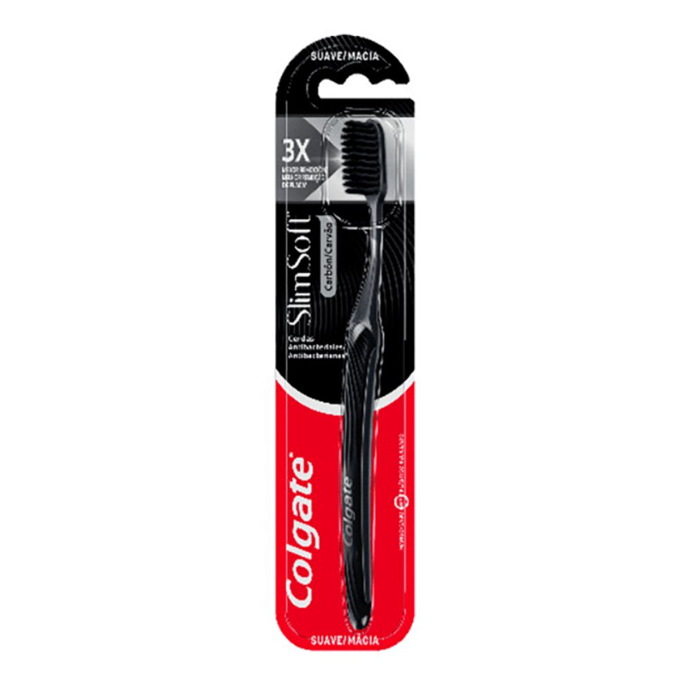 Cepillo De Dientes Colgate Slimsoft Charcoal 1 u
