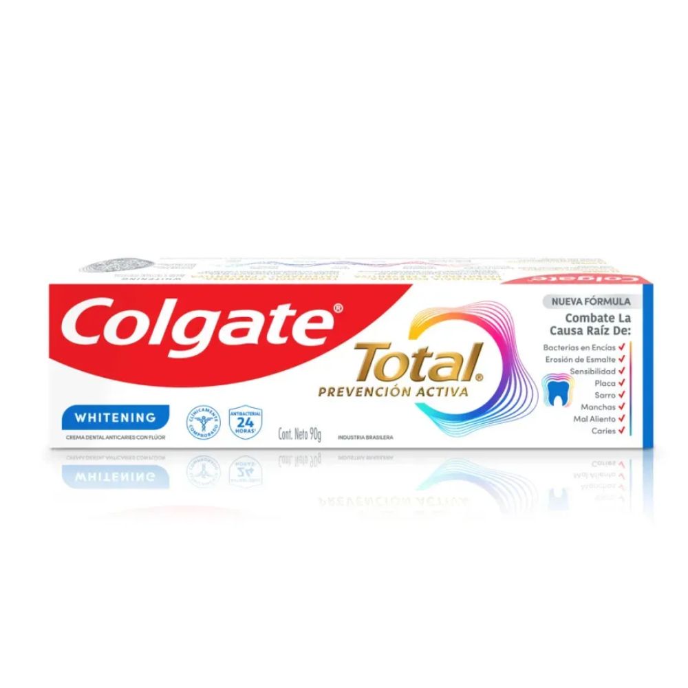 Pasta Dental Colgate Total Prevención Activa Blanqueadora 90 g