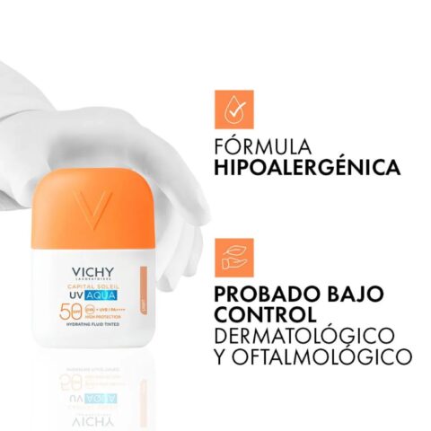 Protector Solar Vichy Capital Soleil UV Aqua Color Claro 50 ml - Imagen 2