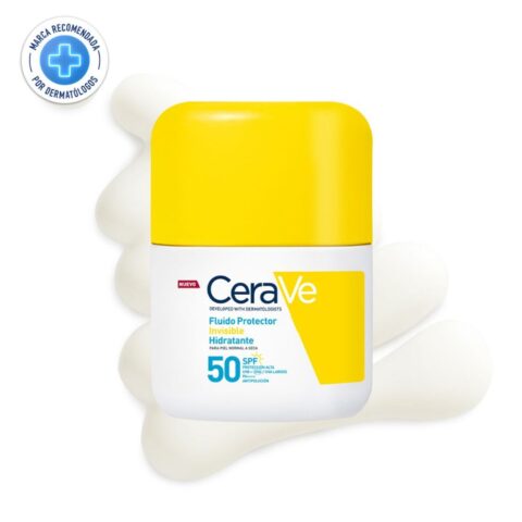 Protector Solar CeraVe Fluido Invisible Hidratante Fps 50 50 ml - Imagen 2
